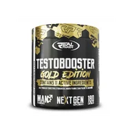 Boostery testosteronu - Real Pharm Testo Booster Gold Edition 180 Caps Libido Potencja - miniaturka - grafika 1