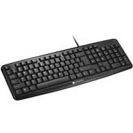 Klawiatury - Canyon KB-1, CZ layout (CNE-CKEY01-CS) Czarna - miniaturka - grafika 1