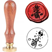 Scrapbooking - Pieczęć, stempel do wosku, laku wzór MAŁY KSIĄŻE 3 - miniaturka - grafika 1