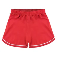 Spodenki damskie - KRÓKIE SPODENKI NA WF DLA DZIEWCZYNKI DZIEWCZĘCE BAWEŁNIANIE GIMNASTYCZNE STRÓJ SZORTY CZERWONE DO SZKOŁY 134 - miniaturka - grafika 1