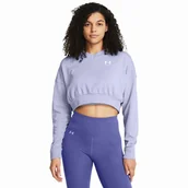 Bluzy sportowe damskie - Bluza damska Under Armour Rival Terry OS Crop Crw Rozmiar: L / Kolor: jasnoniebieski - miniaturka - grafika 1