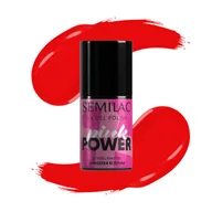 Lakiery hybrydowe - Semilac Pink Power, lakier hybrydowy, A702 Just Me, 7ml - miniaturka - grafika 1