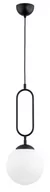 Lampy sufitowe - Vavil D200 lampa wisząca 1-punktowa czarna 61233 - miniaturka - grafika 1