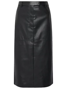 Calvin Klein Spódnica z imitacji skóry LV044D651G Czarny Regular Fit - Spódnice - miniaturka - grafika 1