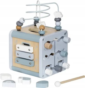 Multikostka Drewniana Kostka aktywizująca edukacyjna montessori ZA5264 - Zabawki interaktywne dla dzieci - miniaturka - grafika 1