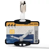 Etui na dokumenty i karty - Durable Etui na kartę 54x85mm czarne 1 szt. /8683-01/ DU1509 - miniaturka - grafika 1