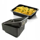 Pojemniki kuchenne - Pojemnik Jednorazowy Cateringowy na Obiad Żywność 227x178x50 mm 50 sztuk - miniaturka - grafika 1