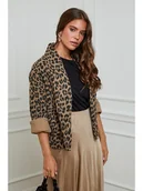 Kurtki damskie - L'armoire de Suzette Kurtka przejściowa w kolorze szarobrązowym - miniaturka - grafika 1