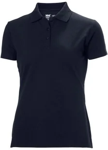 Helly Hansen Women's T-shirt HELLY HANSEN Manchester Polo, blue XS - Koszulki i topy damskie - miniaturka - grafika 1