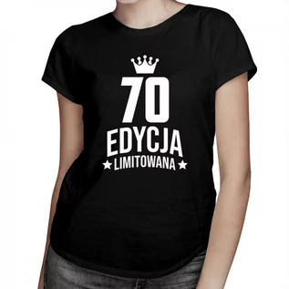 Koszulki męskie - 70 lat Edycja Limitowana - damska koszulka z nadrukiem - prezent na urodziny 8340 - grafika 1