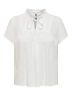 Bluzki damskie - JDY Bluzka "Jdylima" w kolorze białym - miniaturka - grafika 1