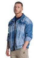 Kurtki męskie - Gianni Kavanagh Męska kurtka dżinsowa M Blue Palace, medium blue, S - miniaturka - grafika 1