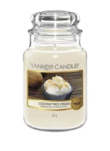 Yankee Candle Świeca Duża Coconut Rice Cream 110-150h 623g - Świece - miniaturka - grafika 3