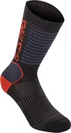 Skarpetki męskie - Alpinestars Unisex's Paragon Lite skarpety 19 odzież, czarny/jasnoczerwony, M 1702620-1303-M - miniaturka - grafika 1