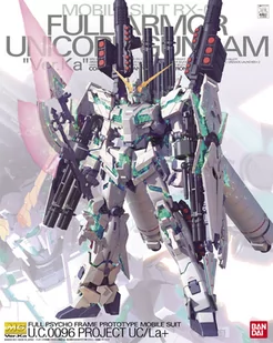 Bandai Figurka MG 1/100 FULL ARMOR UNICORN GUNDAM VER KA GUN61589 - Figurki dla dzieci - miniaturka - grafika 1