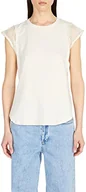 Koszulki i topy damskie - Sisley T-shirt damski, Beżowy 0 l8, L - miniaturka - grafika 1