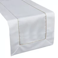 Obrusy i serwetki - Eurofirany B.B. CHOCZYŃSCY SPÓŁKA JAWNA Obrus 40 x 180 Madele Ozdobny Biały + Złoty 1218451 - miniaturka - grafika 1