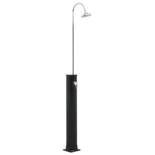 vidaXL Prysznic solarny, czarny, 214 cm, 20 L - Akcesoria do basenów - miniaturka - grafika 1