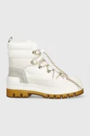 Botki damskie - Tommy Hilfiger buty Laced Outdoor Boot kolor biały - miniaturka - grafika 1