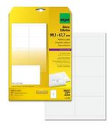 Etykiety do drukarek - SIGEL LA322 zaokrąglone etykiety adresowe białe, 99,1 x 67,7 mm, 200 etykiet = 25 arkuszy - miniaturka - grafika 1