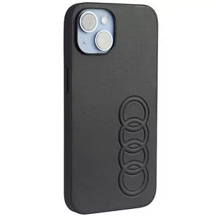 Oryginalne Etui IPHONE 14 Audi Synthetic Leather (AU-TPUPCIP14-TT/D1-BK) czarne - Etui i futerały do telefonów - miniaturka - grafika 2