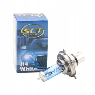 H4 Żarówka Xenon 55W 12V White Sct Germany - Żarówki samochodowe - miniaturka - grafika 1