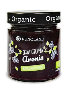 Runoland DŻEM Z ARONII BEZ CUKRU BIO 200 g - Dżem - miniaturka - grafika 2