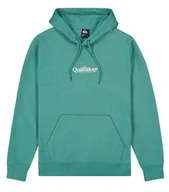 Bluzy męskie - bluza męska QUIKSILVER SCREEN FLEECE FINELINE HOODIE DEEP SEA - miniaturka - grafika 1