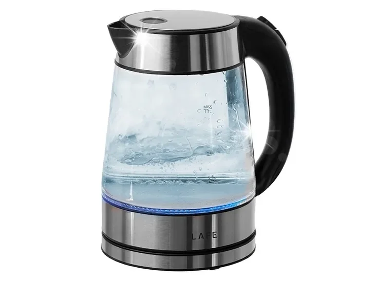 Czajnik elektryczny LAFE Essential Glass 1,7L 2200W Grzałka płytowa Szklany