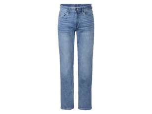 LIVERGY® Jeansy męskie z bawełną, Straight Fit (Jasnoniebieski, 56 (40/32)) - Spodnie męskie - miniaturka - grafika 1