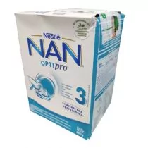 Nestle Nan Optipro 3 Mleko modyfikowane junior dla dzieci po 1. roku (uszkodzone opakowanie) 650 g