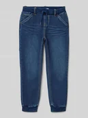 Spodnie i spodenki dla chłopców - Jeansy o kroju baggy fit z 5 kieszeniami model ‘BEN’ - miniaturka - grafika 1