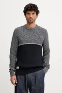 Swetry męskie - Pepe Jeans sweter bawełniany męski kolor granatowy ciepły PM7000019 - miniaturka - grafika 1