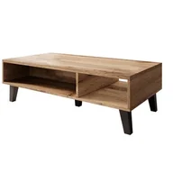 Ławy i stoliki kawowe - Cama MEBLE Cama MEBLE Ława/ Stolik NORD 110cm dąb wotan/antracyt - miniaturka - grafika 1
