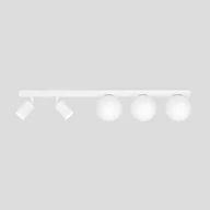 Lampy sufitowe - Lampa sufitowa z kloszami i reflektorami K-5496 z serii ANDI - miniaturka - grafika 1