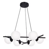 Lampy sufitowe - Arton lampa wisząca 6-punktowa czarna K-4967 - miniaturka - grafika 1