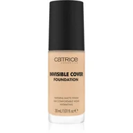 Podkłady do twarzy - Catrice Invisible Cover Foundation, podkład kryjący, 010W, 30ml - miniaturka - grafika 1
