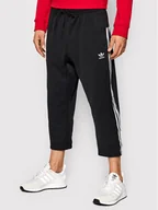 Spodnie sportowe męskie - adidas Spodnie dresowe adicolor Classics H09121 Czarny Relaxed Fit - miniaturka - grafika 1