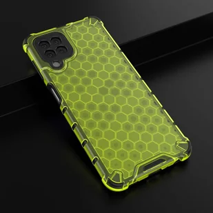 Honeycomb etui pancerny pokrowiec z żelową ramką Samsung Galaxy A22 4G zielony - Etui i futerały do telefonów - miniaturka - grafika 14