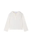 Bluzki damskie - Mayoral Bluzka 131 Biały Regular Fit - miniaturka - grafika 1