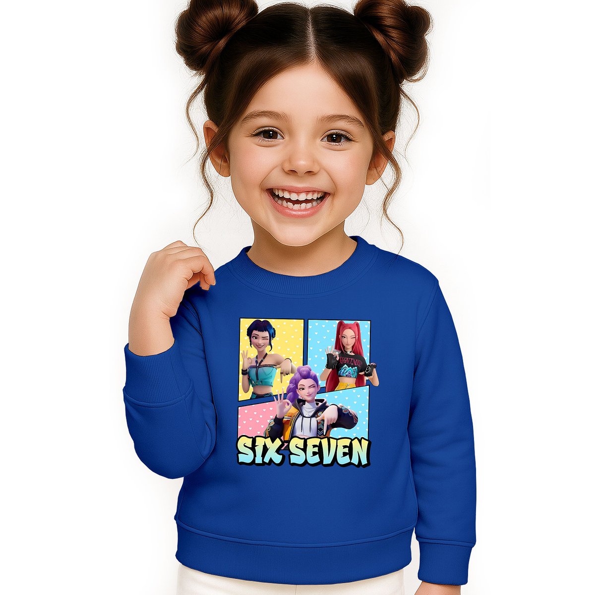 BLUZA DZIECIĘCA 67 SIX SEVEN VIRAL HUNTRIX 122-128 DLA CHŁOPCA DZIEWCZYNKI