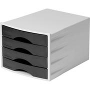 Półki na dokumenty - Szuflady na dokumenty DURABLE Eco czarne - 4 szufladki 776201 - miniaturka - grafika 1