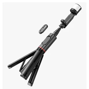 Selfie Stick Alogy Techsuit kijek do zdjęć selfie Tripod bezprzewodowy Bluetooth Remote z pilotem Black - Selfie stick - miniaturka - grafika 8