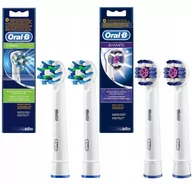 Końcówki do szczoteczek elektrycznych - Oryginalna Końcówka Oral-B Cross Action EB50AB x2 + 3D White x2 - miniaturka - grafika 1