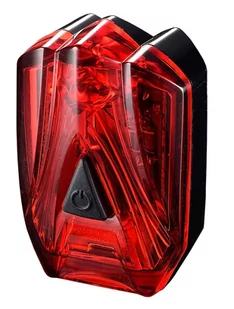 Infini Lampka Lava czarny-czerwony - Lampki rowerowe - miniaturka - grafika 1