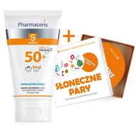 Kremy dla dzieci - Pharmaceris Zestaw S Dermopediatric Krem SPF50+ 125ml + Gra słoneczne pary GRATIS - miniaturka - grafika 1