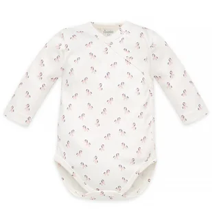 Pinokio Body kopertowe ecru w kucyki Lovely Day 62 - Body dla niemowląt - miniaturka - grafika 1