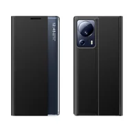Etui i futerały do telefonów - Etui pokrowiec z klapką i podstawką do Xiaomi 13 Lite New Sleep Case czarny HURTEL - miniaturka - grafika 1