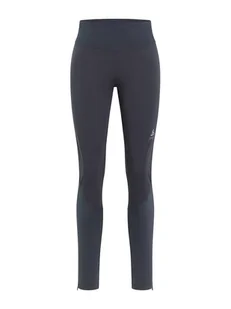 Odlo Legginsy "Langnes" w kolorze granatowym do biegania - Spodnie sportowe damskie - miniaturka - grafika 1