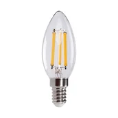 Żarówki LED - Żarówka LED FILAMENT E14 7W świeczka przezroczysta Neutralna biel 4000K 1055lm Kanlux - miniaturka - grafika 1